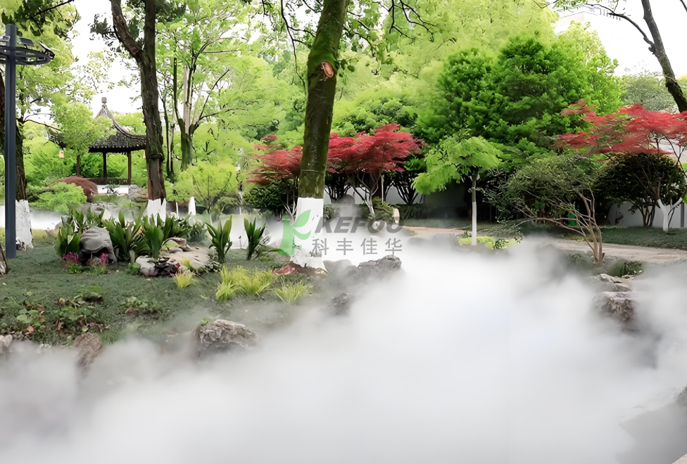 自然景觀(guān)類(lèi)采用霧森系統(tǒng)造景